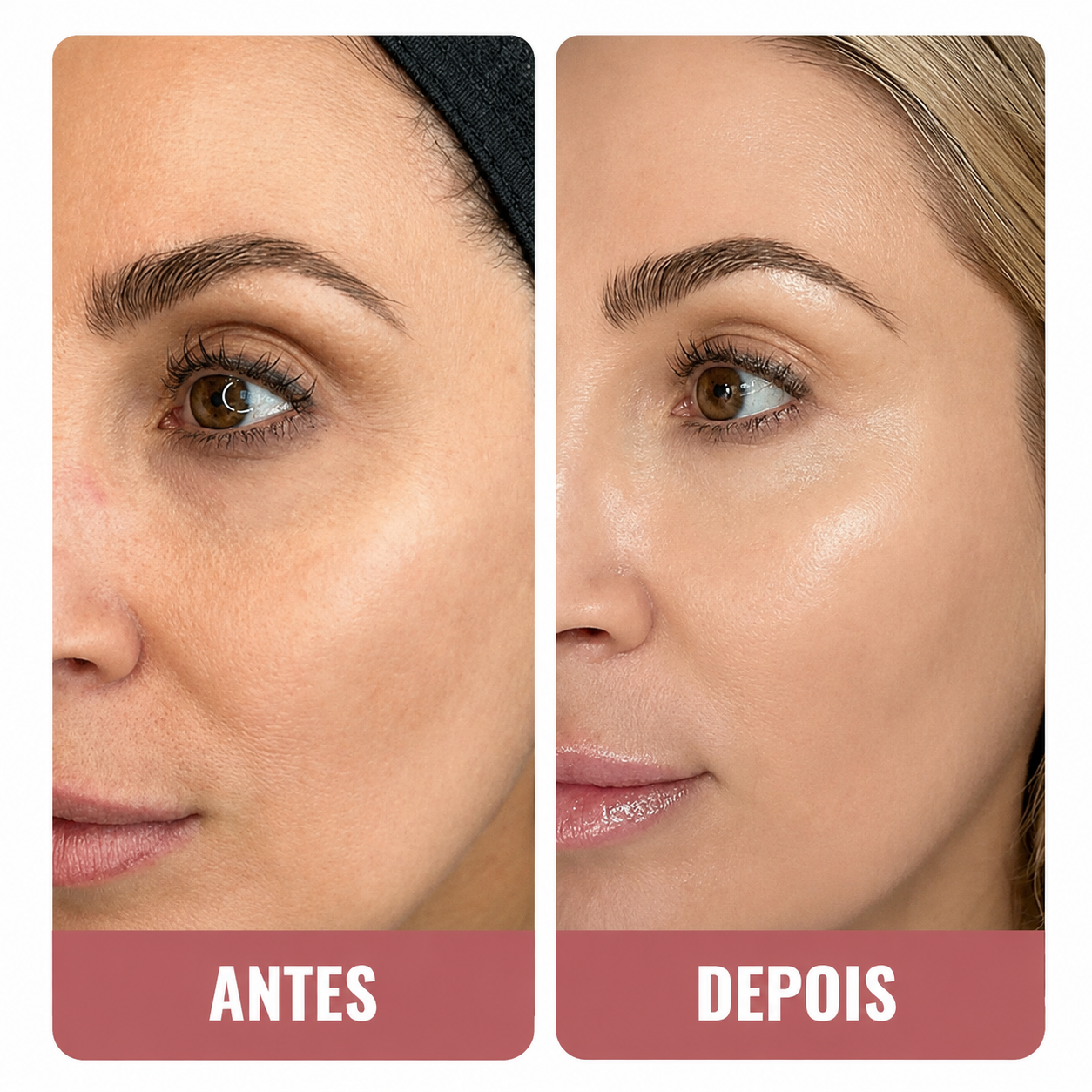 Antes e depois — Carolina M.